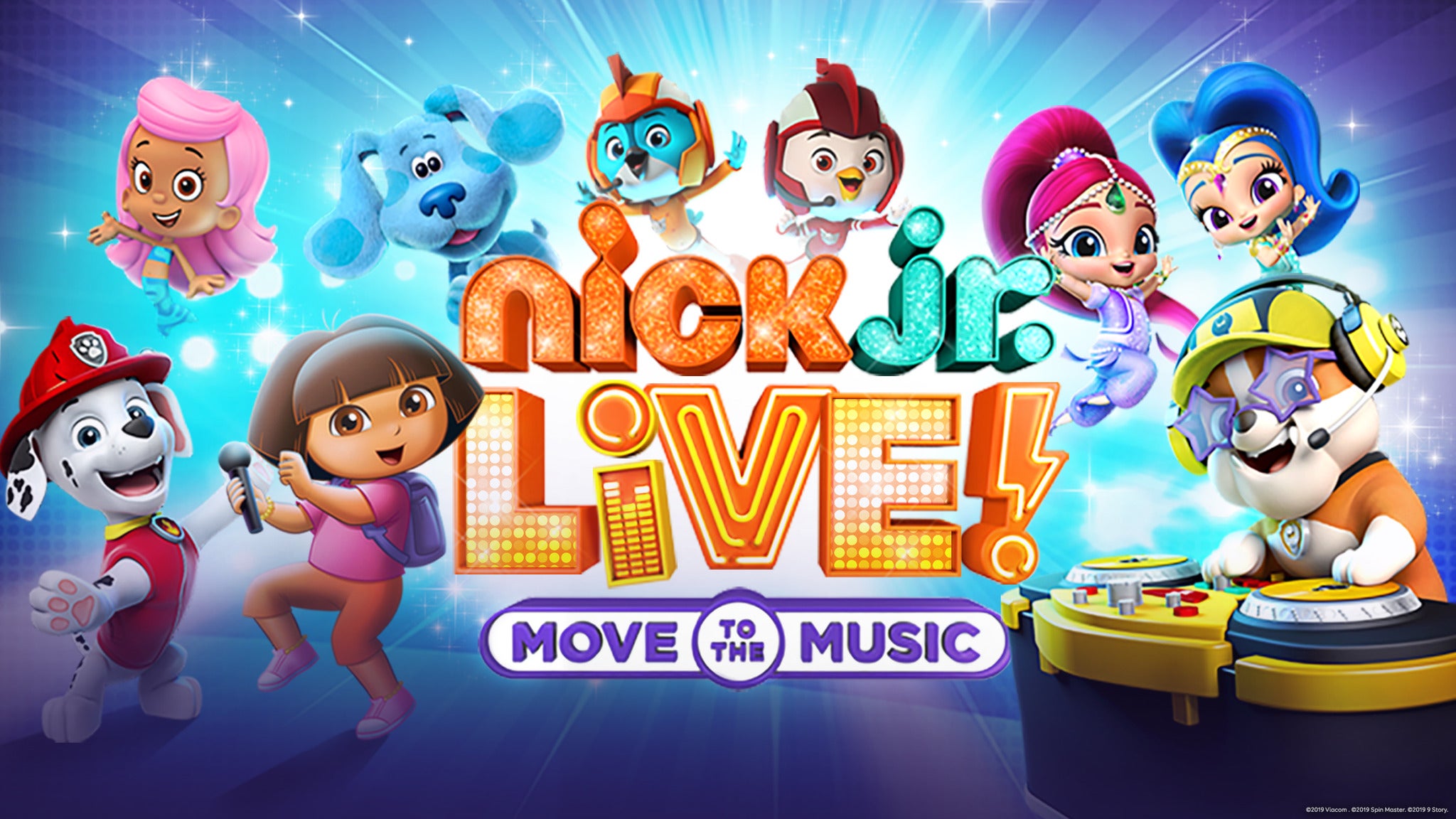 Nick Jr. Live! Move to the Music in Hollywood promo photo for Citi® Cardmember presale offer code