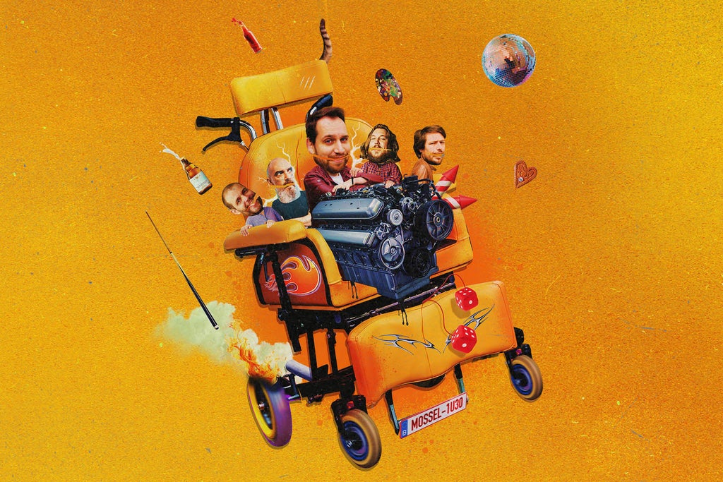 Mosselen om Half Twee live show poster