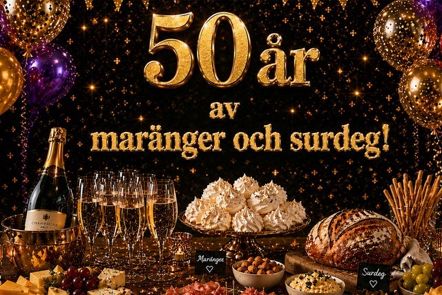 EUSKEFEURAT - 50 år av maränger och surdeg!