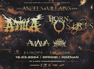 Born of Osiris x Attila - "ANGELS & VILLAINS TOUR", 2024-03-16, Познань