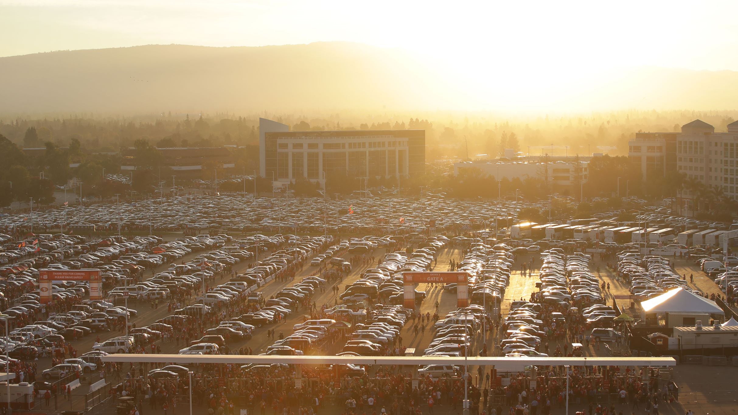 Parking - Preseason San Francisco 49ers v Saints hero