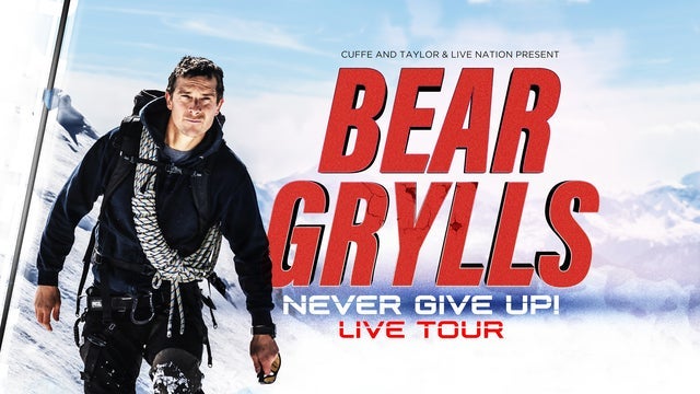 Bear Grylls – the Never Give Up Tour in Symphony Hall, Birmingham 27/04/2024