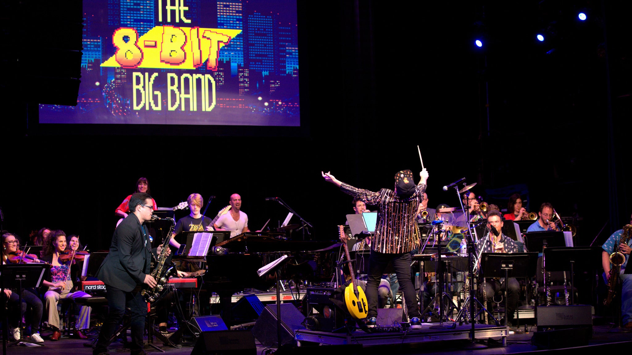 The 8 Bit Big Band: 30+ Piece Video Game Jazz Orchestra presale code for early tickets in New York
