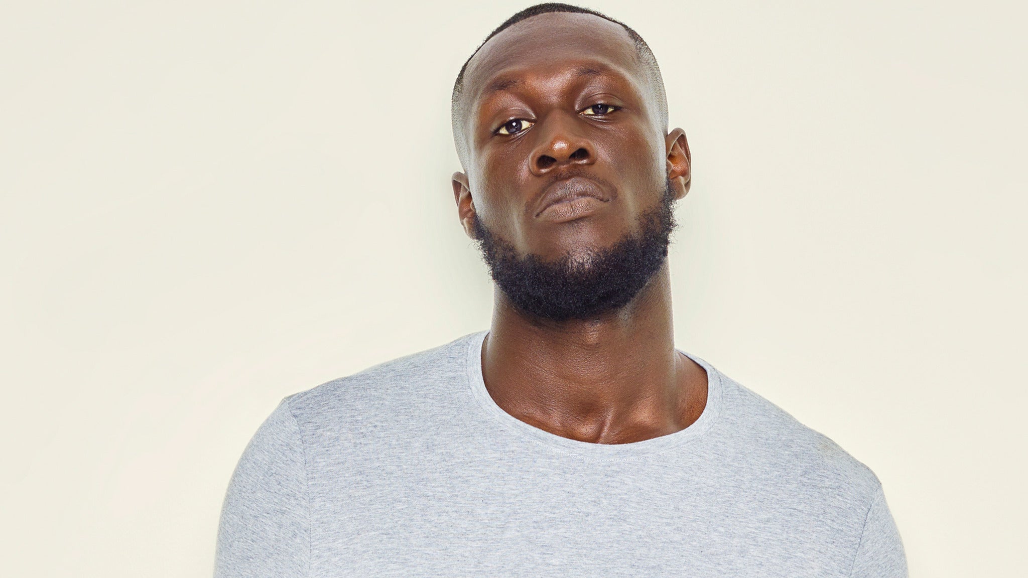 Stormzy in Oakland promo photo for APE presale offer code