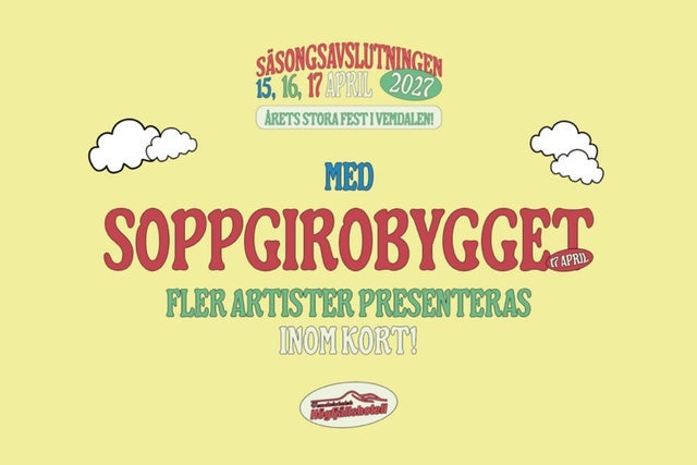 Vemdalsskalets Säsongsavslutning 2027 | 15-17 APRIL