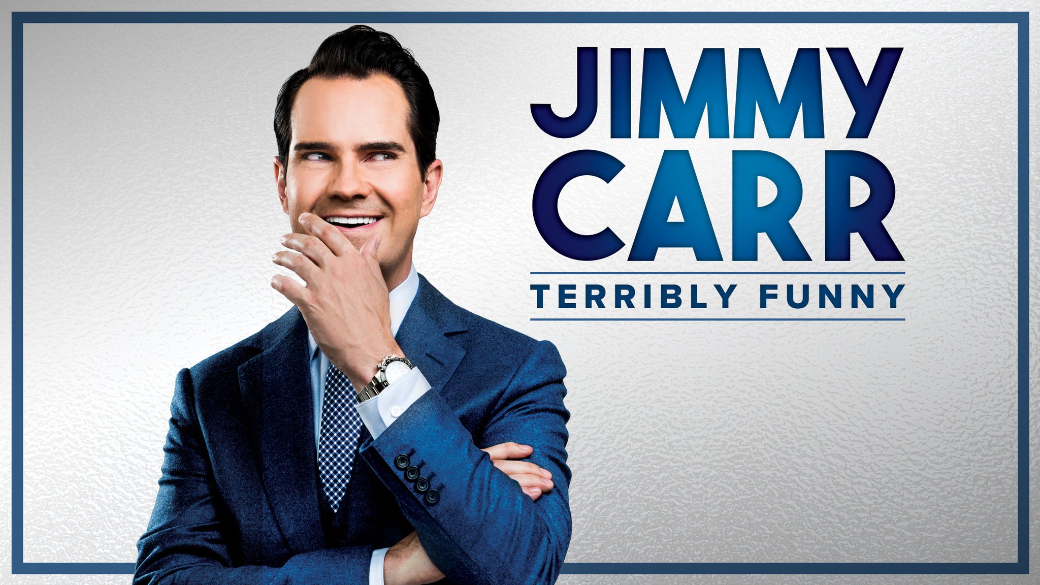 Jimmy Carr: Terribly Funny Event Title Pic