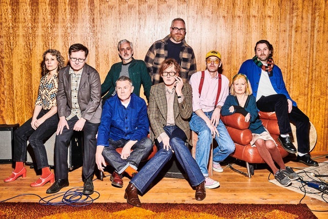 Pulp in Manchester promotional photo for Live Nation presale tickets offer