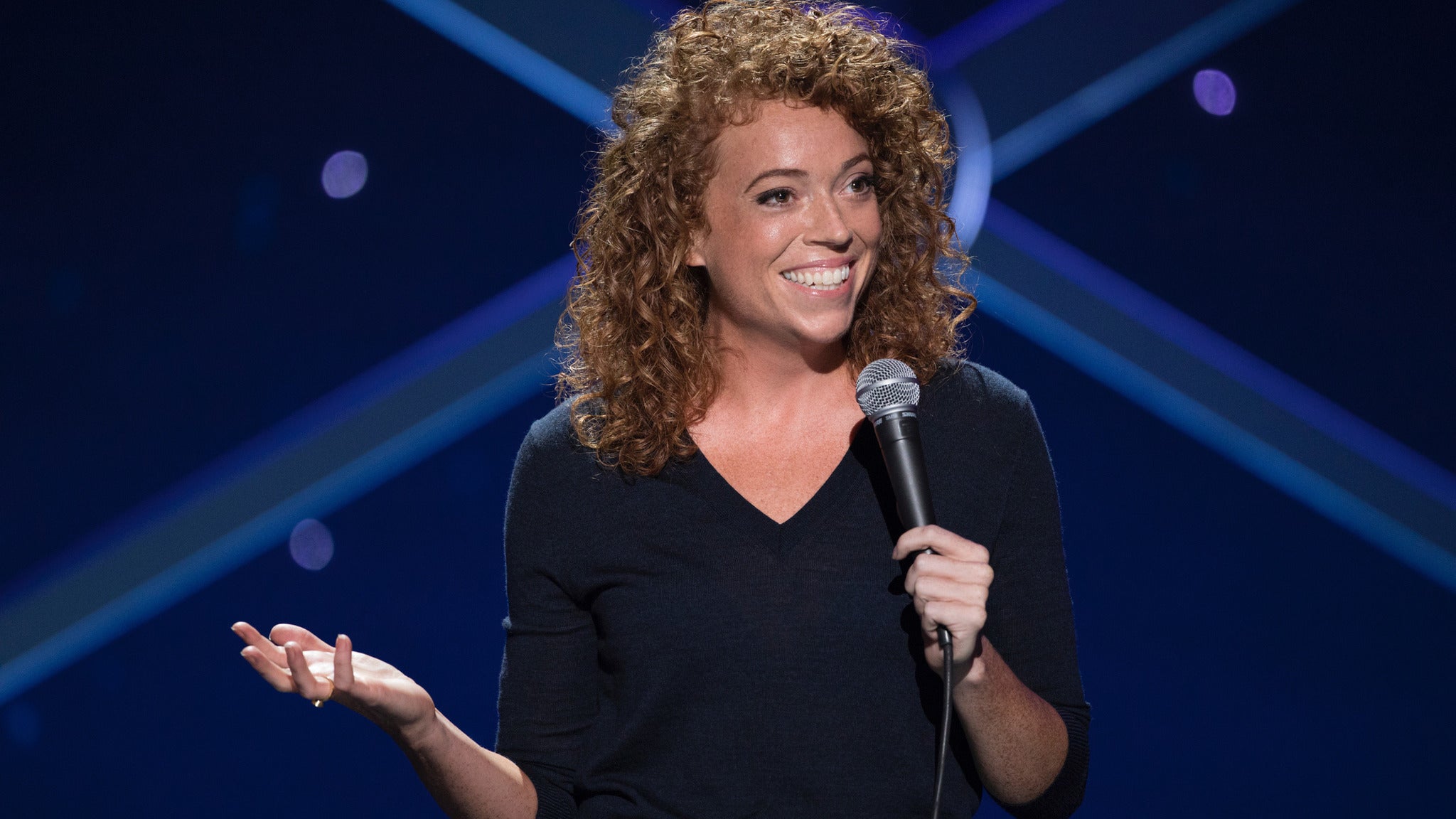 Michelle Wolf in San Francisco promo photo for Live Nation Mobile App presale offer code