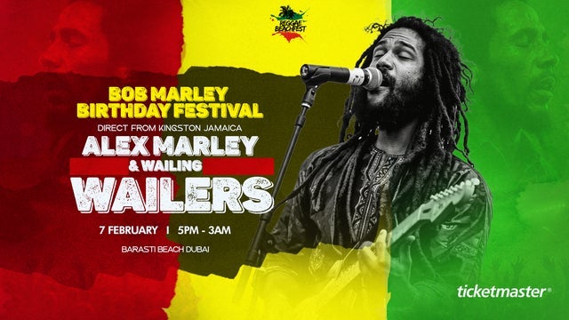 Bob Marley Birthday Festival 2026 in Barasti Beach Dubai 07/02/2026