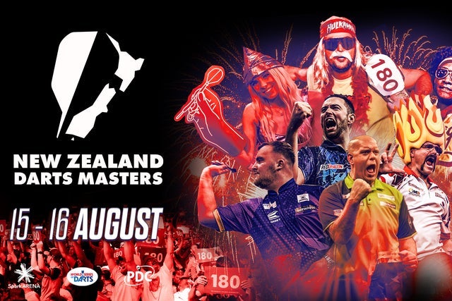 Presales to new zealand darts masters: members use these when buying pre-sale tickets