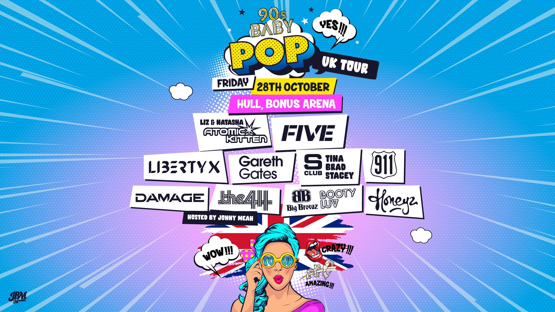 90s Baby POP UK Tour Event Title Pic