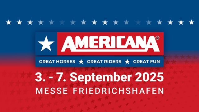 AMERICANA 2025 l evening show: Reining Night in Messe Friedrichshafen 05/09/2025