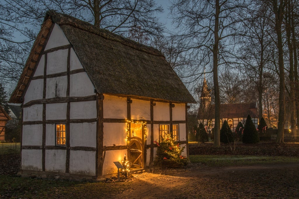 Nikolausmarkt im Museumsdorf in Sweden