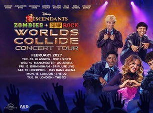 Disney Descendants, ZOMBIES & Camp Rock: Worlds Collide Concert Tour OVO Hydro Seating Plan