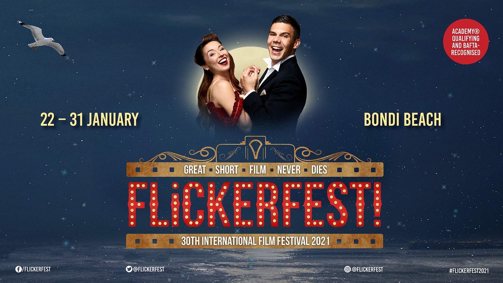 Flickerfest 2021 - Festival Opening Night - Outdoor Cinema