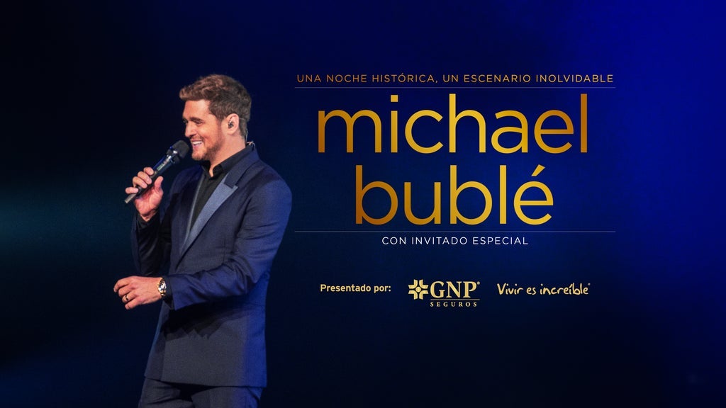 Imagen de Michael Bublé, proporcionada por Ticketmaster