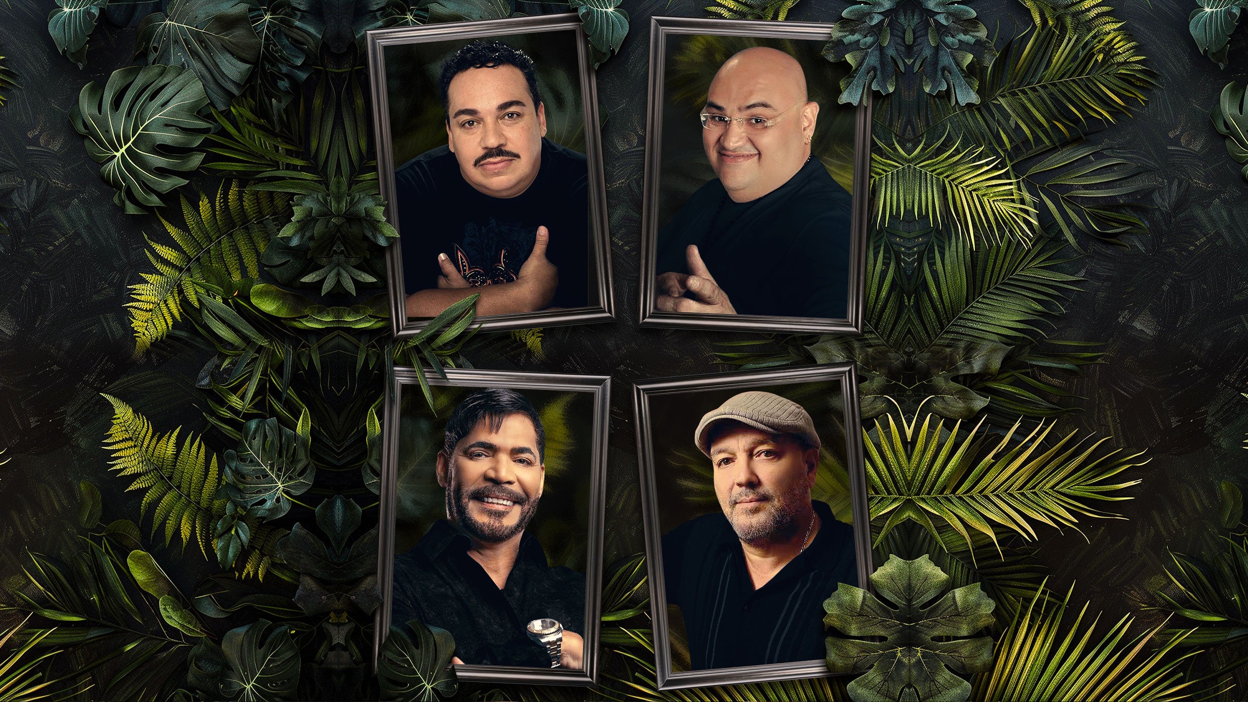 David Pabón , Diego Morán , Willie González y Roberto Blades