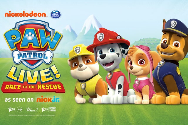 Eastern tøffel Skrøbelig PAW Patrol Live!: Race to the Rescue Seating Plan - 3Arena