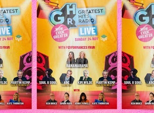 Greatest Hits Radio Live, 2024-11-24, Manchester