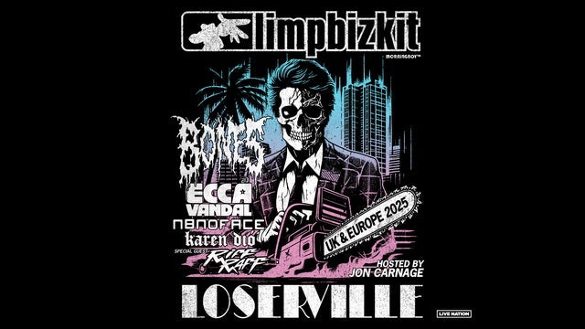 LOSERVILLE 2025 with LIMPBIZKIT & Special Guests w Atlas Arena, Łódź 23/03/2025