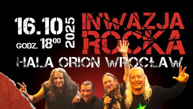 TSA Dream Team – Luxtorpeda – 4 Szmery – INWAZJA ROCKA w Hala ORION, Wroclaw 16/10/2025