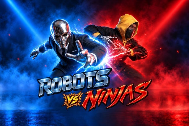 SUPER CR3W Presents: ROBOTS vs NINJAS