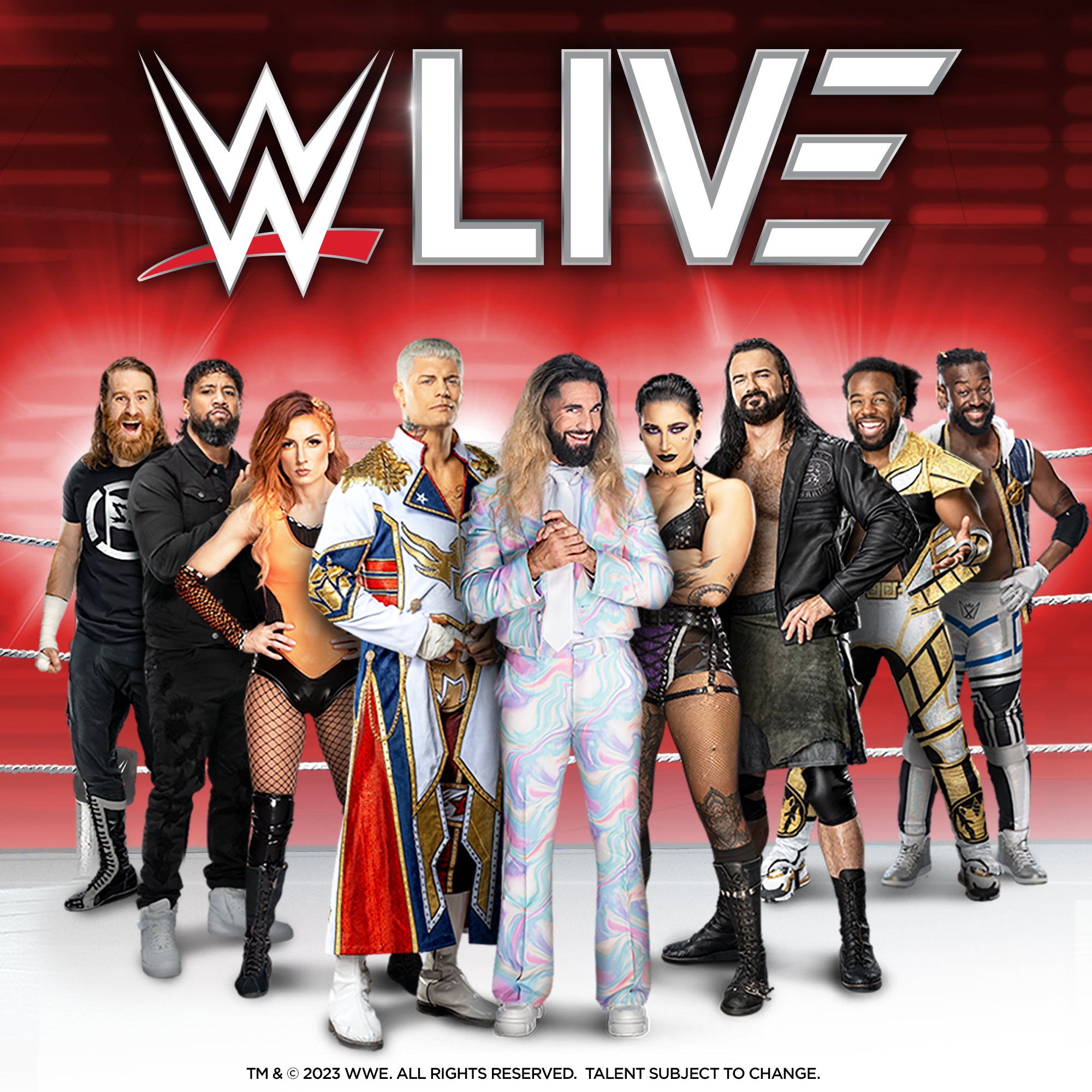 WWE Live Event Title Pic
