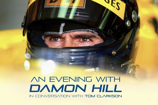 Presales to an evening with damon hill: members use these when buying pre-sale tickets