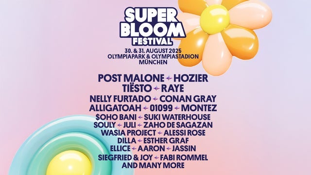 Superbloom in Olympiapark & Olympiastadion, Munich 30/08/2025