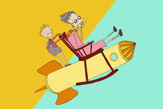 Bestemors fantastisk elendige historier og Roalds magi show poster