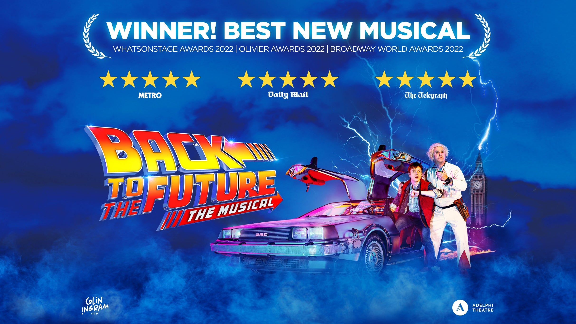 Back to the Future the Musical at Winter Garden Theatre – NY – New York, NY