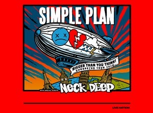 Simple Plan 直筆サイン入りポスター　B2サイズ　ポップパンク　エモ Simple Plan: BIGGER THAN YOU THINK! *EU/UK TOUR 2026* concert