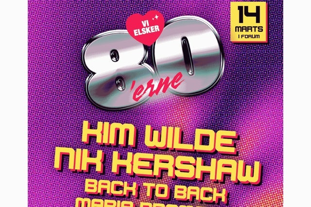 Stegt Flaesk til Vi Elsker 80erne 2026