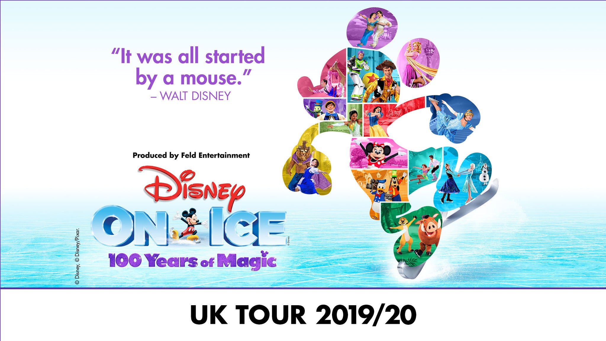 Disney On Ice celebrates 100 Years of Magic Event Title Pic