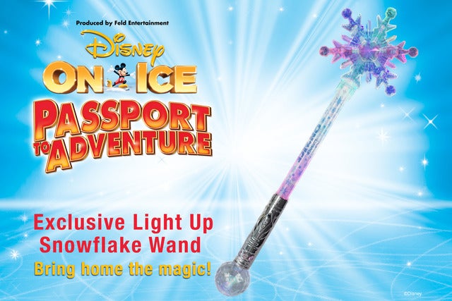Disney On Ice! Passport to Adventure Light-Up Snowflake Wand