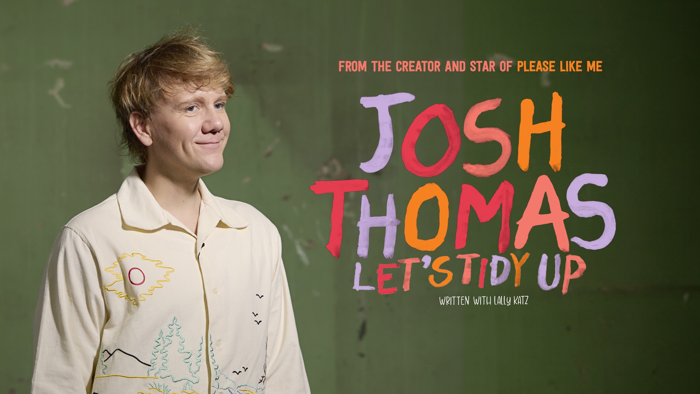 Josh Thomas - Let's Tidy Up Event Title Pic