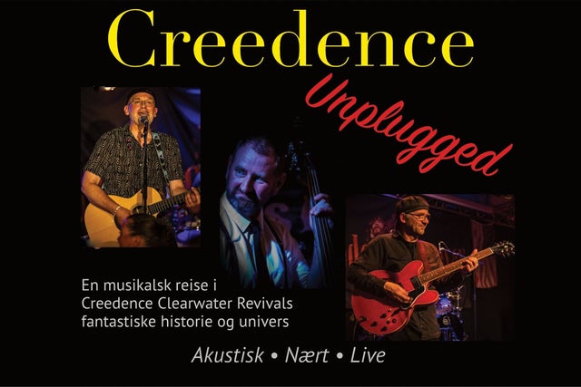 Creedence Unplugged show poster