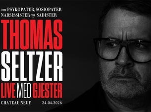 Bilde for arrangement Thomas Seltzer LIVE - med gjester