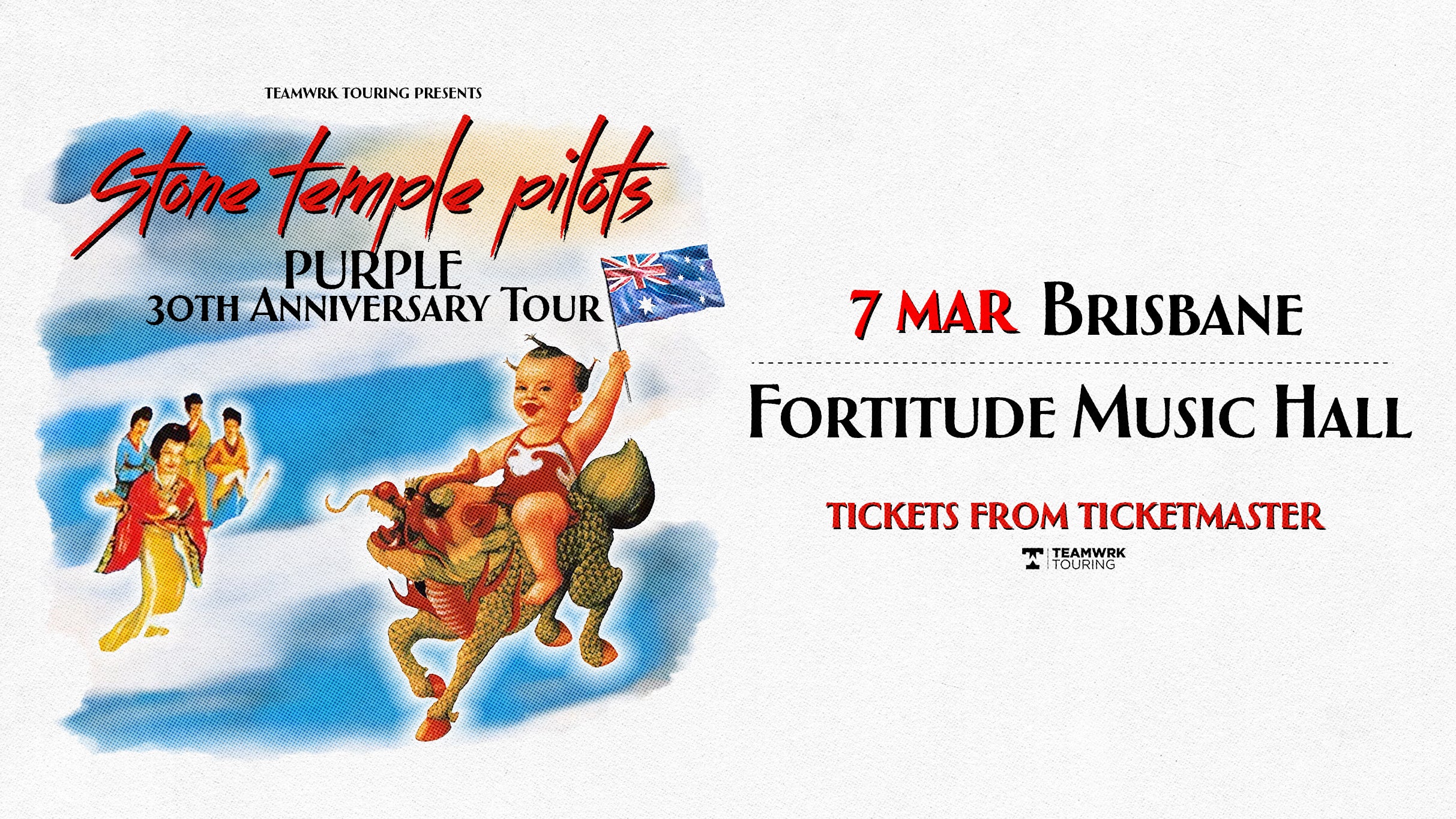 STONE TEMPLE PILOTS - PURPLE 30TH ANNIVERSARY TOUR 