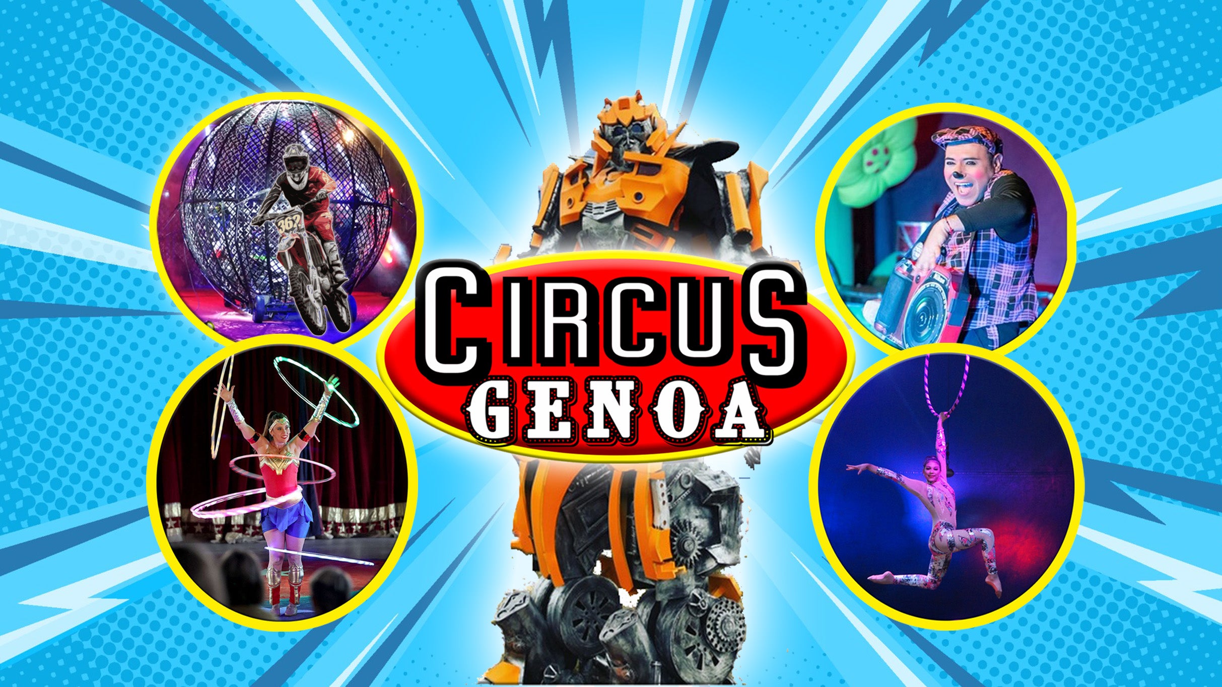 Circus Genoa | RUSK, TX (March 19) at Rusk Civic Center – Rusk, TX