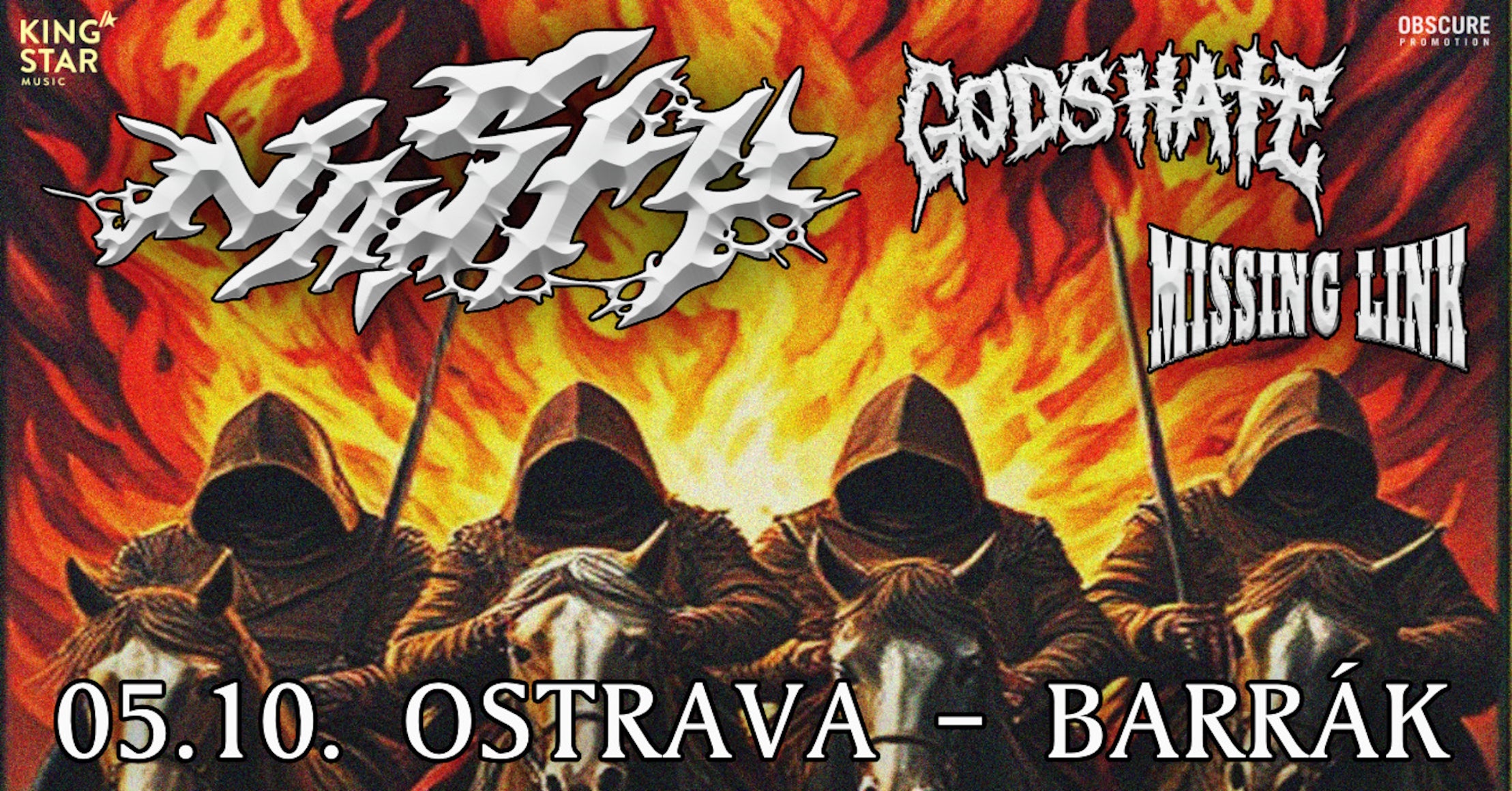 NASTY, GOD´S HATE, MISSING LINK 