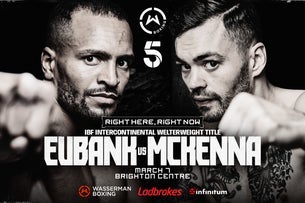 Harlem Eubank v Tyrone McKenna - Wasserman Boxing The Brighton Centre Seating Plan Harlem Eubank v Tyrone McKenna - Wasserman Boxing The Brighton Centre Seating Plan