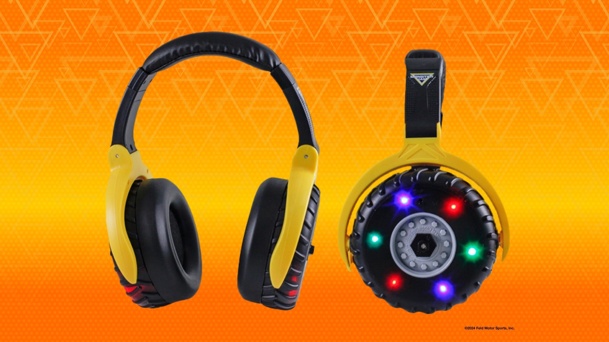 Monster Jam - Sound Activated Lighted Ear Muffs at Xcel