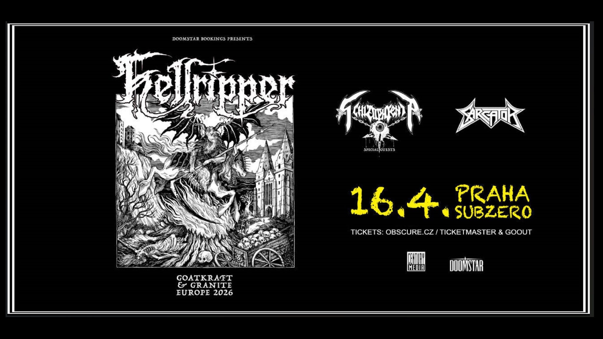 HELLRIPPER, SCHIZOPHRENIA, SARCATOR
