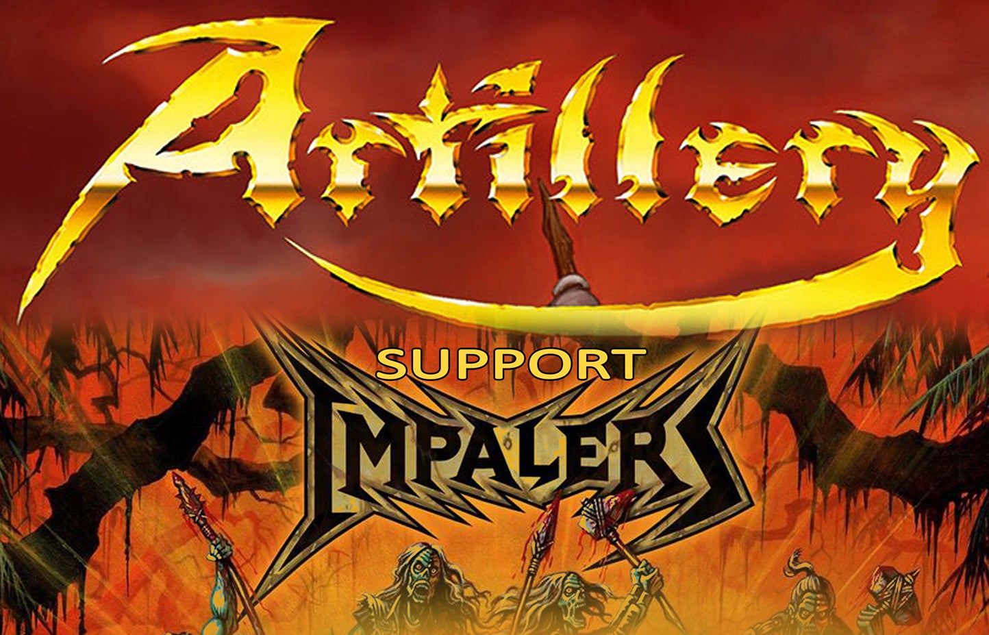 Artillery performing at Artillery + Celestial Wizard + Sod The Earth