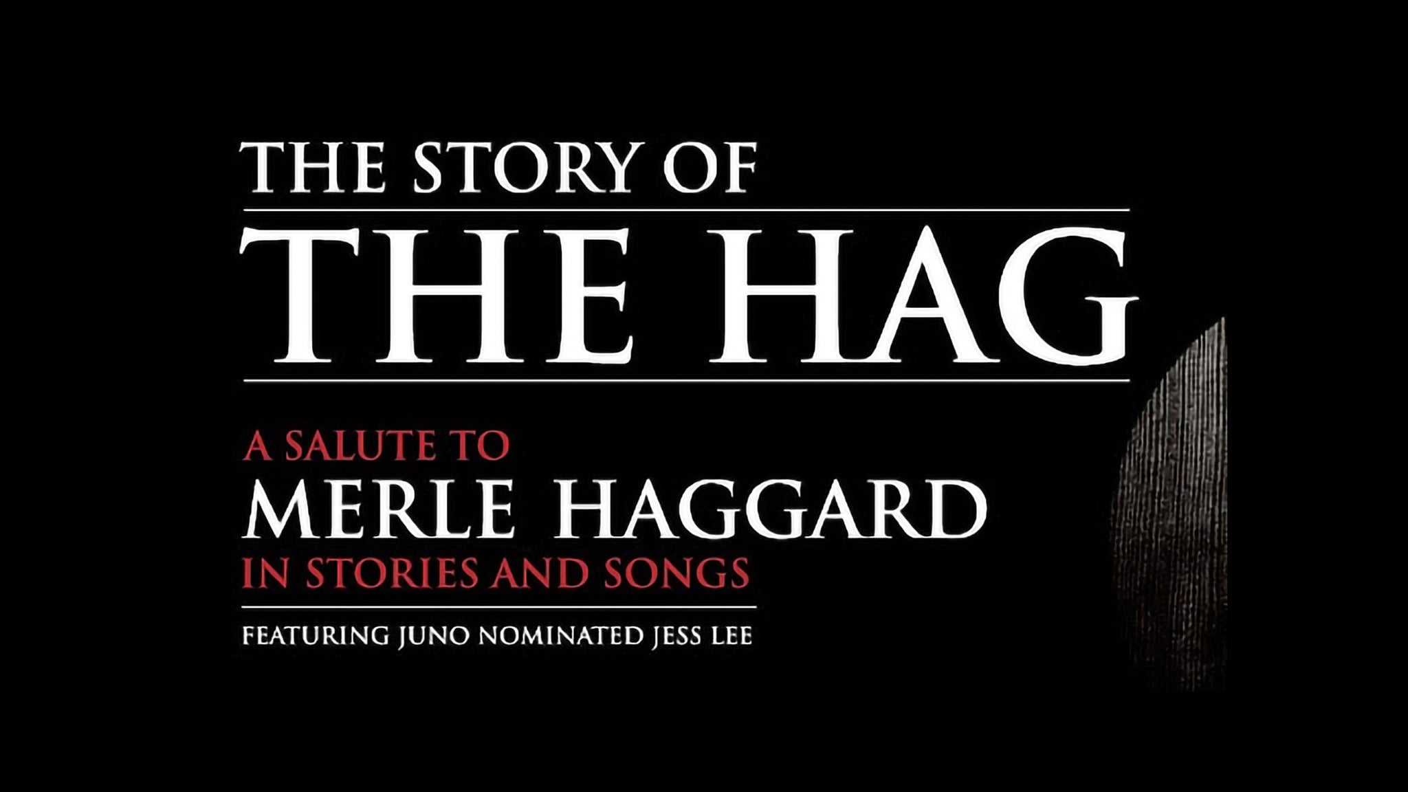 The Story of the Hag - featuring Jess Lee presale information on freepresalepasswords.com