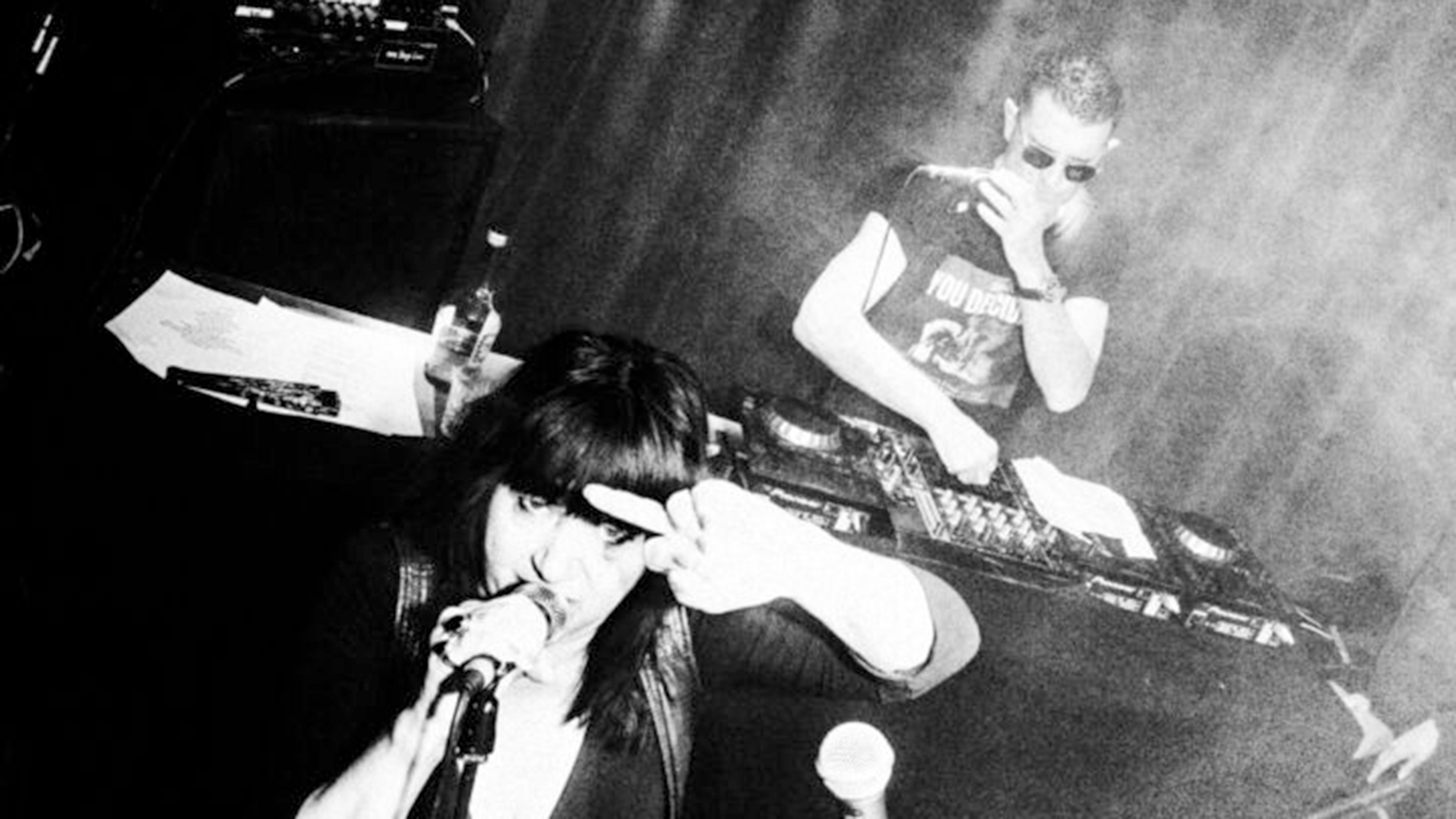  Lydia Lunch & Marc Hurtado playing SUICIDE