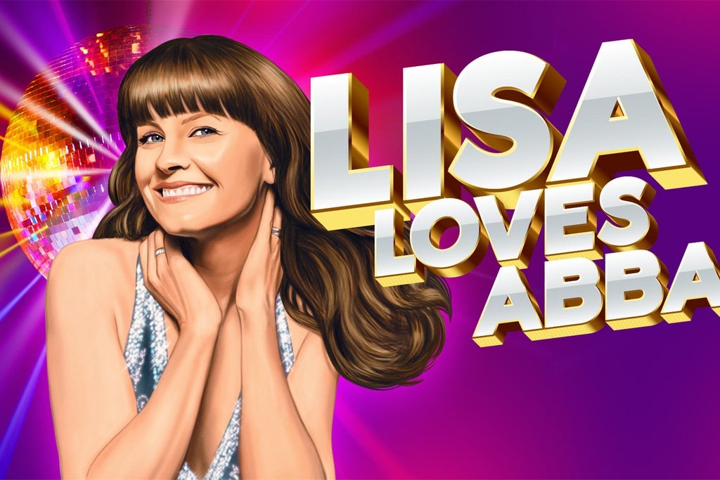 Lisa loves ABBA show poster