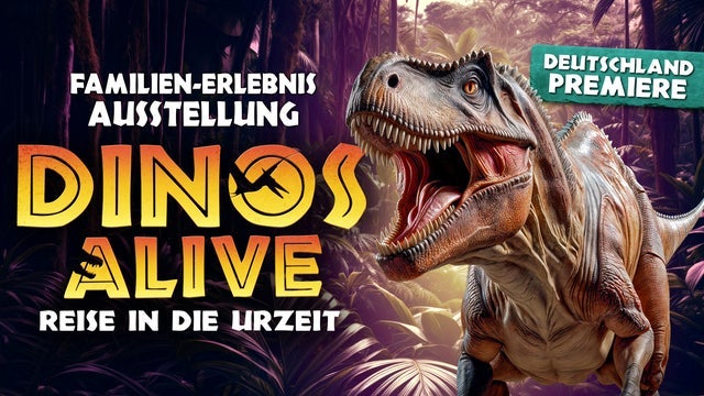 DINOS ALIVE – Reise in die Urzeit in Energieleitzentrale, Bremen 15/08/2025