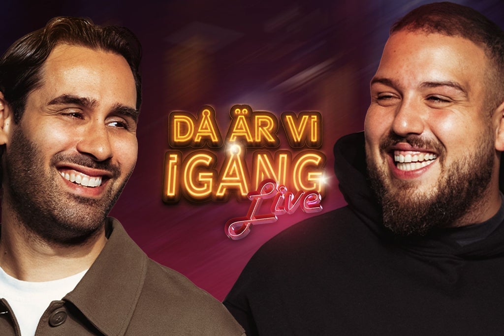 Då Är Vi Igång Live show poster